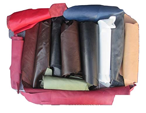 Retales de piel italiana de calidad, 1 kg