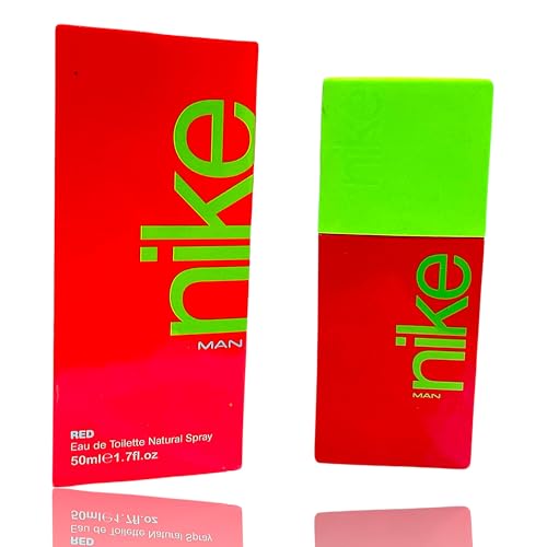 Image of Nike Red EDT Liquid 50Ml For Men Compact, Travel-Friendly Fragrance For On-The-Go Freshness,Easy To Carry