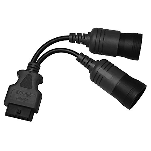XTOOL OBD2 6 Pin and 9 Pin Truck Cable Diagnostic Cable Sett Cummins Inline 5 for Launch X431 PS2 - Blue