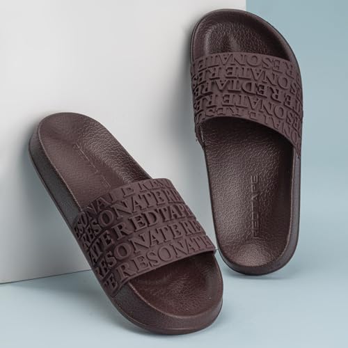 Image of Red Tape Womens Sliders in Slate Blue | Casual Pool Sliders | SLATE BLUE | 3 UK