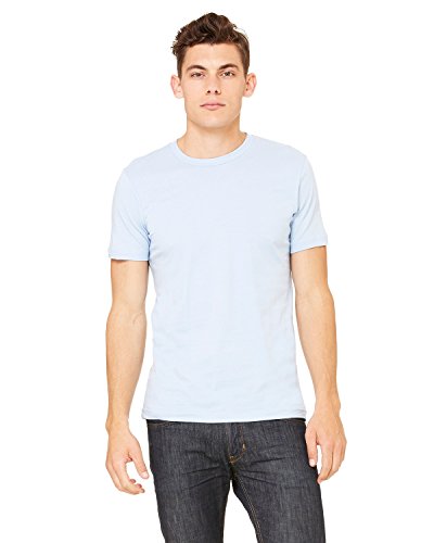 Product of Brand Bella + Canvas Unisex Jersey Short-Sleeve T-Shirt - Baby Blue - L - (Instant Savings of 5% & More)