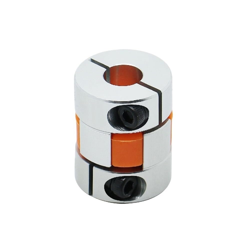 Aluminium-Pflaume Flexibel, D25L30 Aluminium-Flexwellenkupplung, 2 Backen, verschiedene Bohrungsgrößen(5x6.35mm)