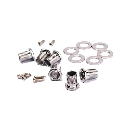 BESPORTBLE Guitar Tuning Pegs Electric Acoustic Guitar Tuners Style Construction with Washers Screws Precision Tuning for String Instruments