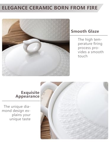 Taocigou TCGA015 White Creamic Soup Tureen thumb #2