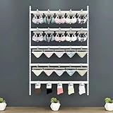 CuNtoHHH Unterwäsche-Ausstellungsständer, Verstellbarer 4-stufiger Dessous-Ausstellungsständer, BH- und Unterwäscheständer aus Metall, offener Kleiderständer für Geschäfte, 120 x 150 cm, we