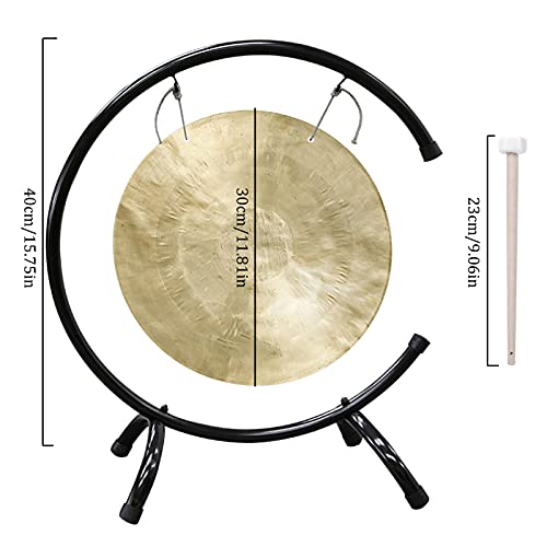 Original Feng Gong, Wind Gong Original Der Großen Chinesischen Musikinstrumente Lied- Und Tanzteams Und Klang Sehr Gut, Inklusive Spitze/Hölzerner Baumwolle / -Rahmen C,30+40 - Image 4