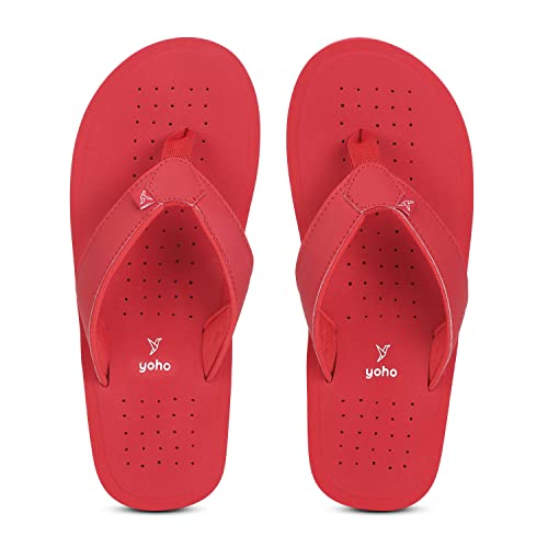 Image of YOHO ArchFlex orthopedic slippers for men | Arch support for pain relief | Soft, Anti-Skid, lightweight | comfortable padded straps flip flops for Everyday