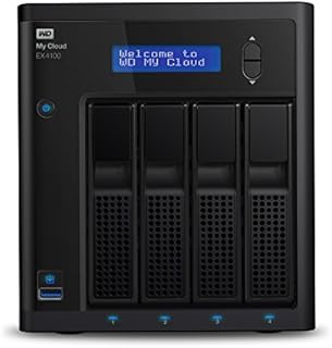 WD Diskless My Cloud EX4100 Expert Series 4-Bay Network Attached Storage - NAS - WDBWZE0000NBK-NESN