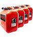 KOVA 4x Benzinkanister 20L ROT Kunststoff Dieselkanister...