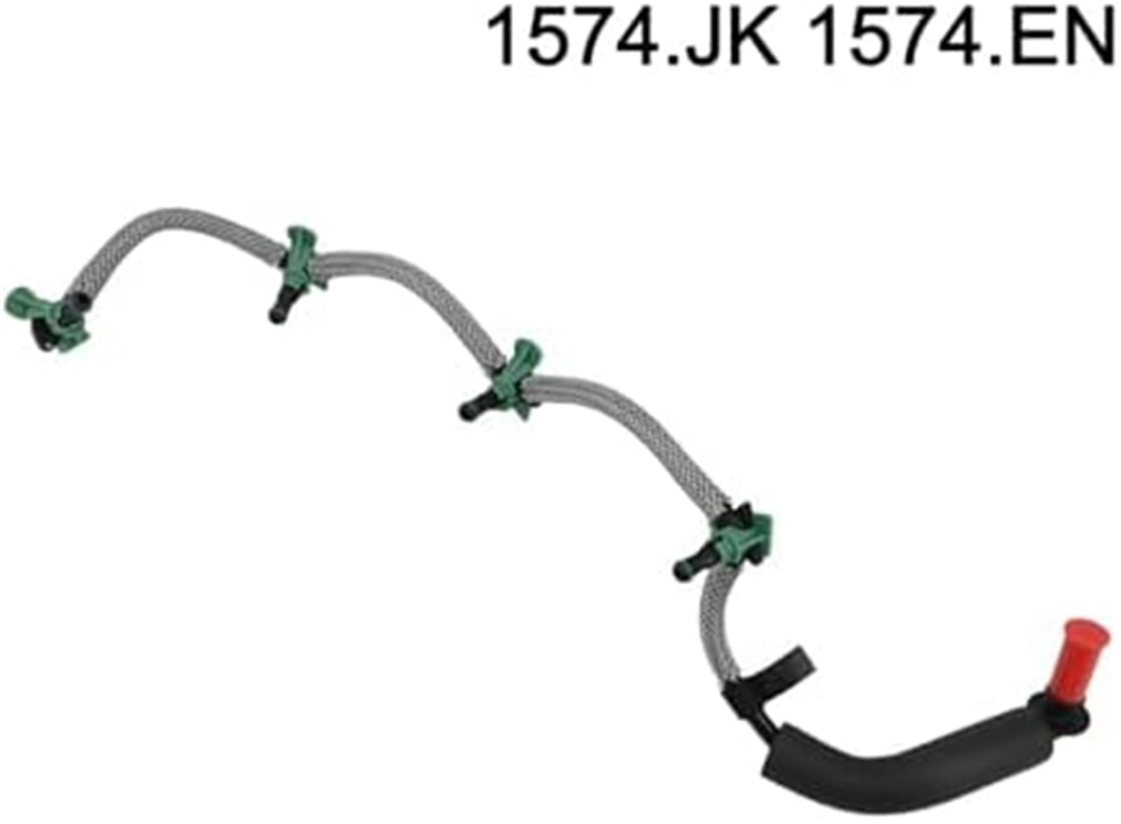 Tubo de retorno fuga del inyector combustible, para modelos 1.4 .6 Hdi 2008-2016, incluido 208 308 C3, para C4 Ds3 1574Jk 157 Tubo de retorno de combustible diésel