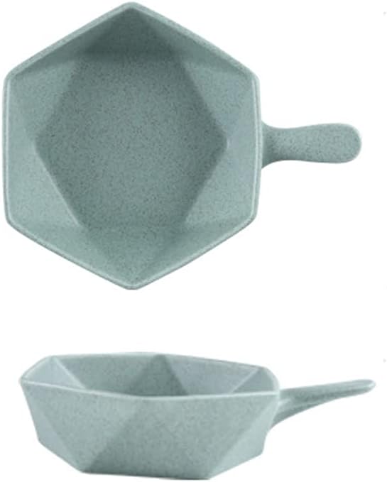Ceramic bakeware,Baking Tray with Handle，Porcelain Baking Dish Pie Pan Lasagna Pans Roasting Cooking Dishes for Oven Rhombic, Set of 2,A (Color : B) (Color : B) (Color : OneColor)