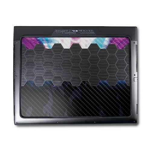 Image of MightySkins Carbon Fiber Skin Compatible with Alienware M18 R1 (2023) Full Wrap Kit - Dj Festival | Protective, Durable Textured Carbon Fiber Finish | Easy to Apply & Change Styles | Made in The USA