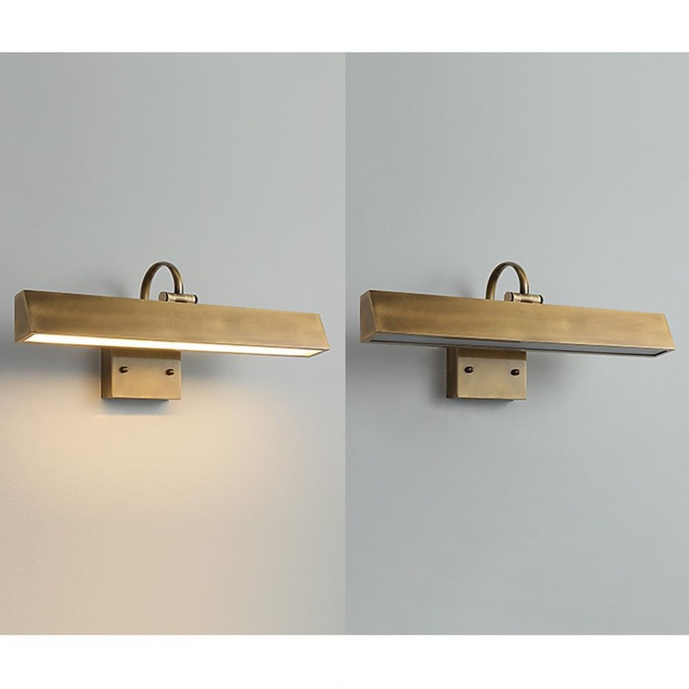 Wandleuchter, antikes Messing, verstellbares Ölgemälde-Licht, Wandmontage, Kunstdisplay für Galerie und Flur