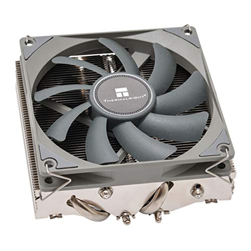 One enjoy Thermalright AXP-90R Dissipador CPU de baixo perfil com 4 tubos de calor, altura de 47 mm, ventilador PWM de 90 mm, refrigerador de CPU AMD AM4