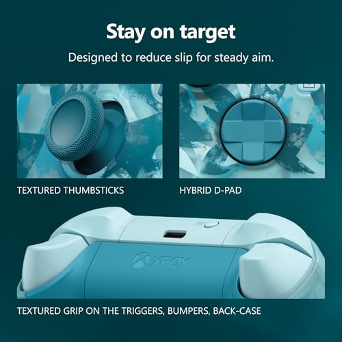 Image of Xbox Wireless Gaming Controller | Ice Breaker Special Edition | Console, PC, and Cloud Devices | Textured Grip | Wireless, Bluetooth, USB-C Connectivity