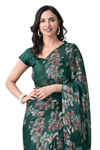 Image of MIRCHI FASHION Saree for Woman Chiffon Tie Dye Printed | Lightweight Daily Wear Women's Sari with Unstitched Blouse Piece (Available in 10 Colors)