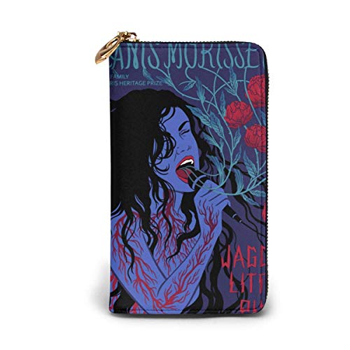 Preisvergleich Produktbild JHGFG Echtes Leder Geldbörsen mit Reißverschluss Geldbörse Reisetasche um Kartenhalter Organizer Clutch Bag Black