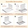 Lifewit Large Baby Bottle Drying Rack with Drain Mat & 15 Hooks, Newborn Essentials Must Haves, Countertop Holder Organizer for Baby Stuff, Rack Dryer for Pacifiers, Weighted Straws, Pump Parts