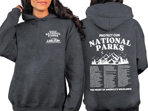 U.S National Parks Hoodie 63 National Parks Sweatshirt Wild lover gift hoodie Waterfall Sweatshirt Protect Our National parks Positive shirt3