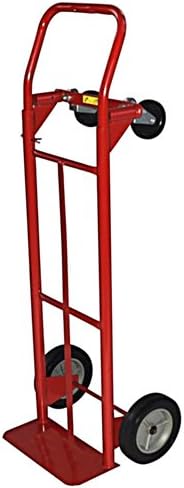 Milwaukee Hand Trucks 42152 Convertible Truck with 8-Inch Puncture Proof Tires