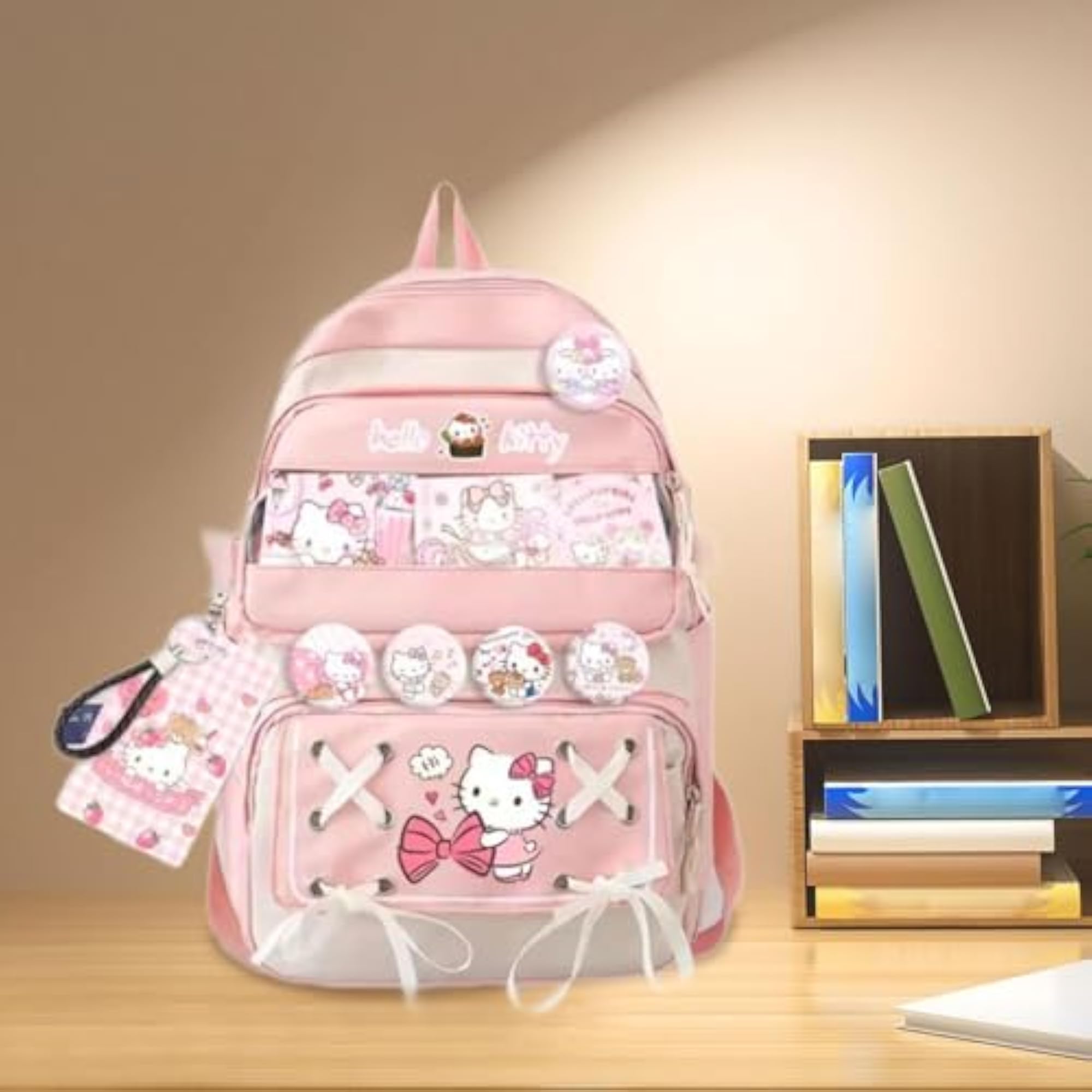 Junior High School Backpack, Casual Travel Bag for Teenagers