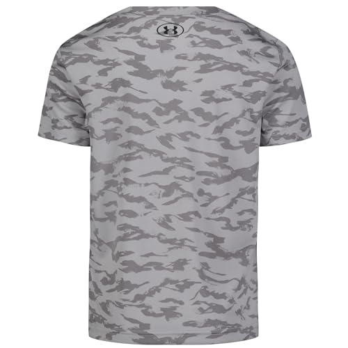Image of Under Armour Boys Short Sleeve Core Graphic T-Shirt, Lightweight & Breathable, Relaxed Fit