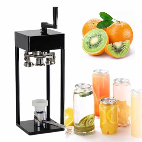 Sertisseuse de boîtes de Conserve, scelleuse sous Vide pour bocaux avec Base Fixe pour Usage Domestique et Commercial, Facile à Utiliser.,