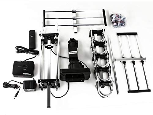 Five Star Outdoor HD TV Antenna Strongest Up to 200 Miles Long Range with Motorized 360 Degree Rotation, UHF/VHF/FM Radio with Infrared Remote Control Advanced Design Plus Installation Kit by Five Star - Image 8