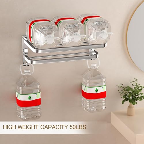 Image of BRANCO Stainless Steel Folding Towel Rack for Bathroom /Towel Stand /Hanger /Bathroom Accessories (24 Inch)