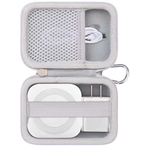Khanka Hard Travel Case Replacement for LISEN 3 in 1 Charging Station,Travel Wireless Charging Station for Multiple Devices,Case Only(White).