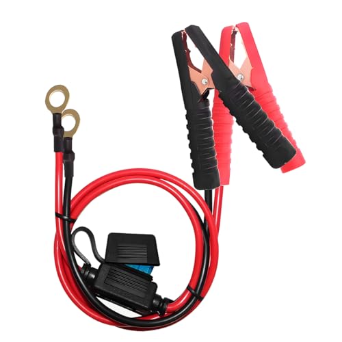 CGEAMDY Batterie Krokodilklemmen Mit Kable 4m, Krokodilklemmen Krokodilklemmen 12 V 24 V überbrückungskabel, Für Kfz Wechselrichter, Autobatterie, Anderes Gerät