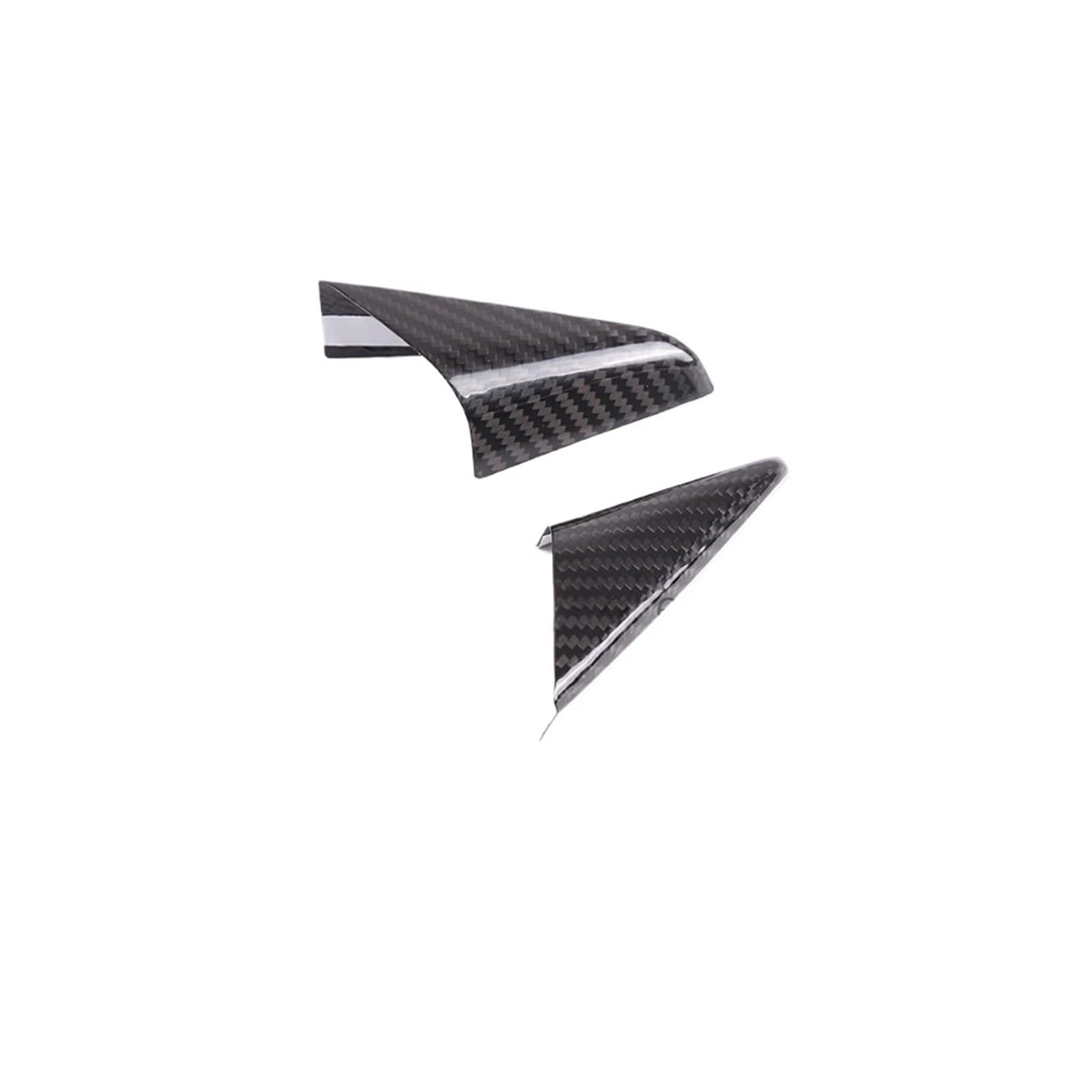 QBKGMEWCA Interior A-Pillar Trim Covers Modification Accessories Compatible for Porsche 718/911 Genuine Carbon Fiber(Type2)