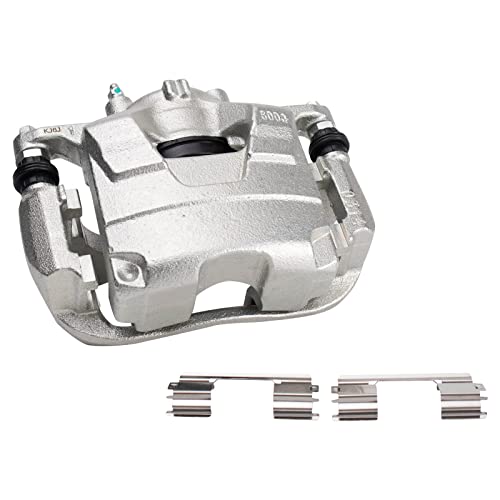 Image of TRQ Front Right Brake Caliper w /Bracket Passenger Side