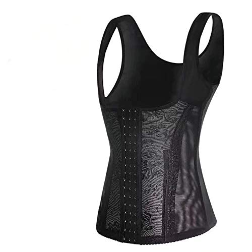 FFFG Shapewear for Women High Waist Trainer Body Shaper Corset Button Flexfit Tummy Slimming Girdles Shaping Clothes Black