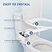 Hot and Cold Bidet Attachment for Toilet, Ultra-Slim Bidet Attachment Warm Water, Non-Electric Adjustable Pressure Self Cleaning Sprayer Nozzle Control for Posterior, Feminine Wash, Easy to Install