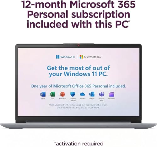 Image of Lenovo Essentia 15.6 inch FHD Laptop Computer, 8GB RAM, 128GB SSD, Intel N150 CPU, 2026 Edition, Long Battery Life, High Performance, Windows 11 with Microsoft 365, for Work & School