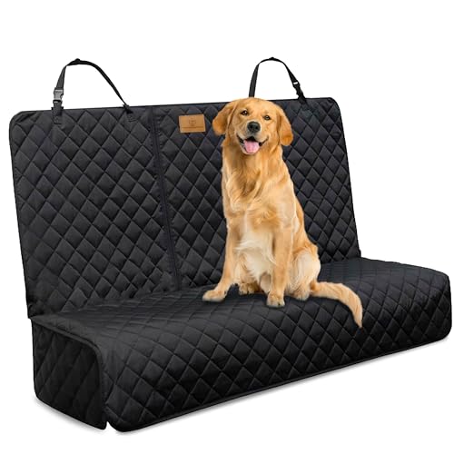 AMZPET Housse de siège Auto pour Chien (Compacte: 122 cm) - Imperméable - Antidérapant et Anti-Rayures - Durable - 56 x 45 x 122 cm