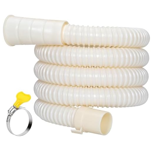 MyLifeUNIT Washing Machine Drain Hose Extension Kit, Universal Fit All Drain Hose, 6-Foot
