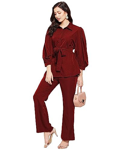 Image of Girls /Women Printed 34 sleeves co- ords set-107