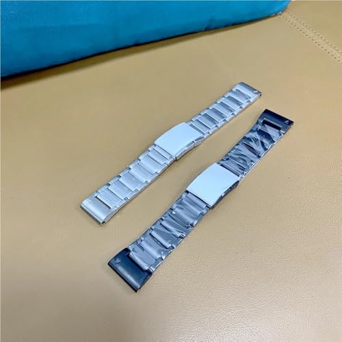 For 22mm 26mm Titanium Straps 7X 7XPRO 6X 7PRO 7 6 Descent MK1 MK2 Epix Gen 2 Wristband(Black,22mm)3