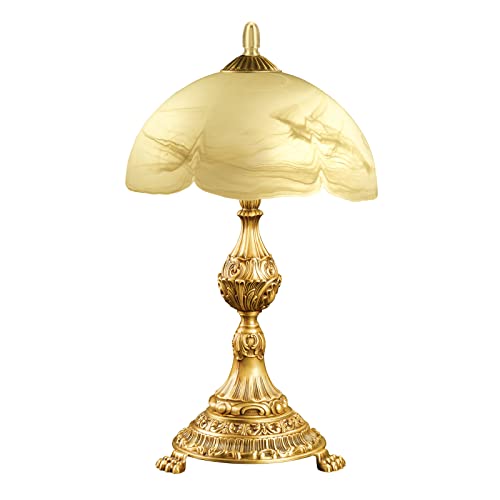 Image of PATIKIL 1.6 inch Tall Brass Lamp Finials Cap Knob, 1 Set Lamp Screw Holder Tapped 1 /4-27 for Table and Floor Lamp Shade Decorations