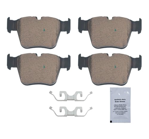 Image of HUSCH D1872 Rear Ceramic Brake Pads Kit Fit For Mercedes-Benz C43 AMG 2017-2023, For C450 AMG 2016-2016, For GLC300 2016-2023, For GLC350e 2018-2020, For GLC43 AMG 2017-2018