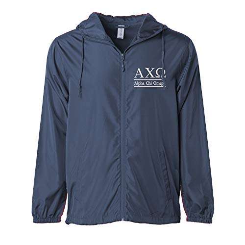 Alpha Chi Omega Lightweight Windbreaker Jacket