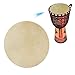 Buffalo Drum Head, Durable 2Pcs Bongo Drum Head Skin, for Bongo Drums African Drums(9.0 inch)