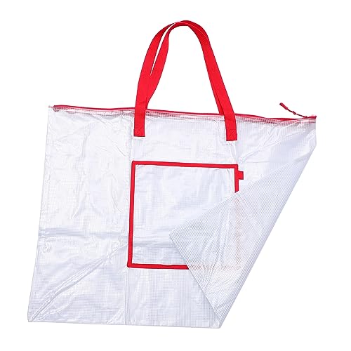 Homoyoyo Large Poster Bag for Teachers Dustproof Bulletin Board Holder Zipper Handle for Art Charts
