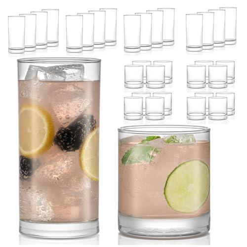 Libbey Province 24-Piece Tumbler and Rocks Glass Set