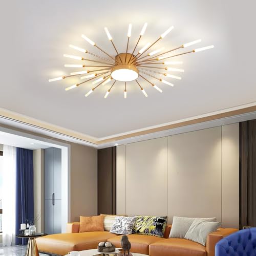 JAYMP Ceiling Light Modern Flower Shape Ceiling Lamp for Living