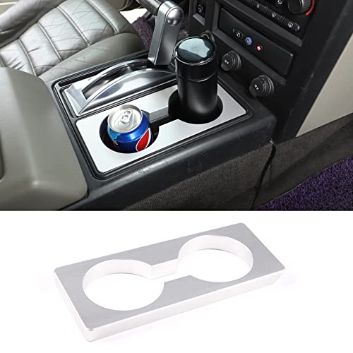 Adaptador Expansor Portavasos para Hummer H2 2003-2007 Plata