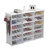 Multifunktions: Mit einem innovativ aussehenden Design geliefert, ein Schuhgestell, nicht nur ein Schuhgestell, sondern auch ein Buchinhaber, ein Speicherregal für das Büro, ein Badezimmerorganisator oder sogar ein Potting-Regal.Sie können es zu Hause nutzen, in der Küche, im Büro, auf einem Balkon oder im Garten.