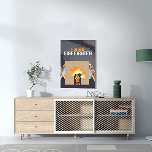 Tableau Décoratif Futur Pompier pour remplacer les posters froissés - 3